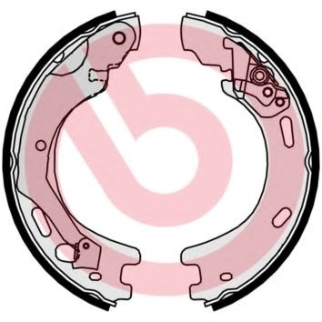 Гальмівні колодки гальма стоянки S44509 BREMBO