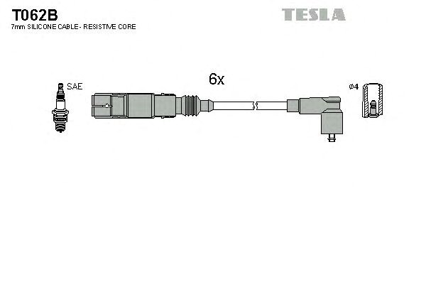 Комплект кабелiв запалювання T062B
