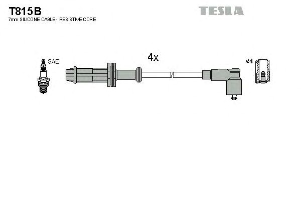 Комплект кабелiв запалювання T815B