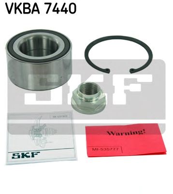 Комплект підшипників призначених для монтажу на маточину з елементами монтажу VKBA 7440