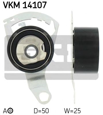 Натяжний ролик, ремінь грм (вир-во skf) VKM 14107