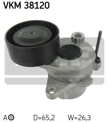 Натягувач приводного ременя VKM38120 SKF