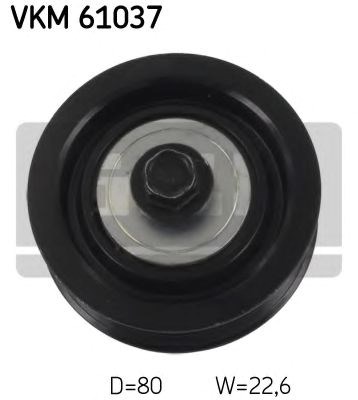Ролик приводного ременя, паразитний VKM61037 SKF