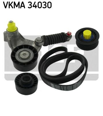 Комплект ременів поліклинових (вир-во skf) VKMA 34030