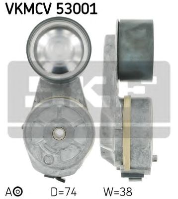 Натягувач поліклинового ременя VKMCV 53001
