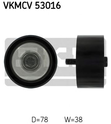 Натяжний ролик поліклинового ременя VKMCV 53016