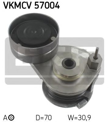 Натяжний ролик поліклинового ременя VKMCV 57004