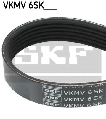 Skf ремінь п-клиновий 6epk1090  (elastic) citroen c4 1.6hdi 05- VKMV 6SK1090
