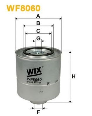 100% оригинал ------>фільтр паливний------>wix WF8060