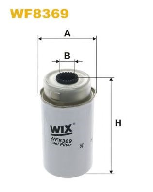 Фільтр-відстійник палива грубої очистки WF8369 WIX