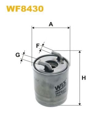 Фільтр паливний mahle mb WF8430