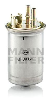 Bosch n6357 h=175mm фільтр паливний диз, (з підогр,2 труб,) ford 1,8td: fiesta, focus 99- WK 853/7