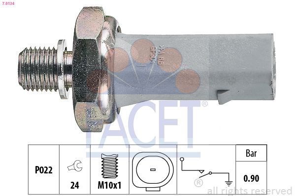 Манометри (показник тиску масла) 70134 FACET