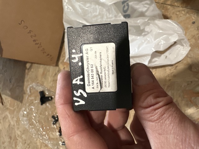 Блок управління камерою A1645430062 MERCEDES
