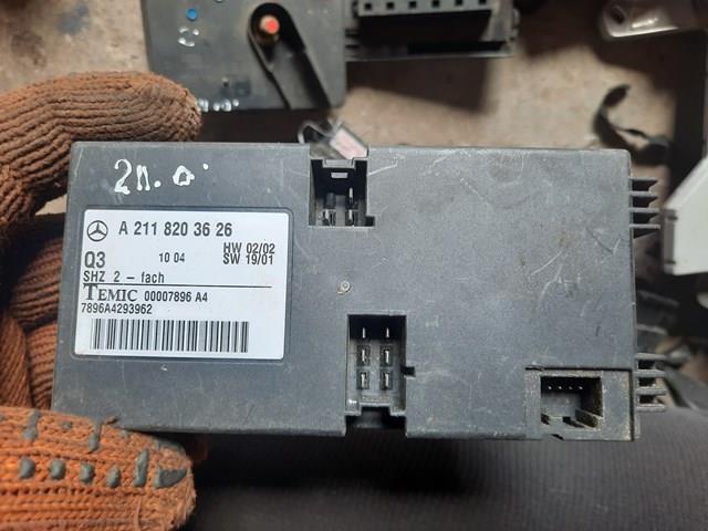 Перемикач підігріву сидінь A2118203626 MERCEDES