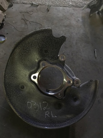 Захист гальмівного диска заднього, лівий 8K0615611A PORSCHE