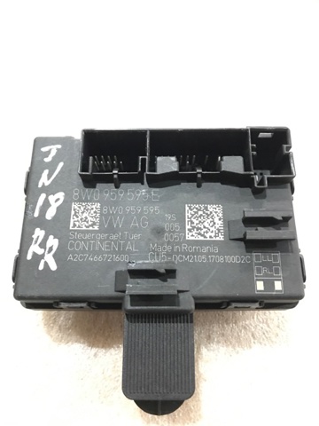Блок комфорту задніх дверей 8W0959595E VAG