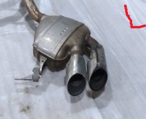Вихлоп 95B253611AY PORSCHE