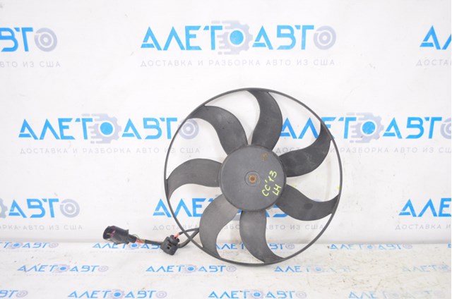 Вентилятор радіатора кондиціонера  лівий(більший) 1K0959455FR