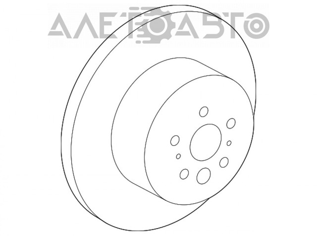 Гальмівний диск - знято з вир-ва 4243106110