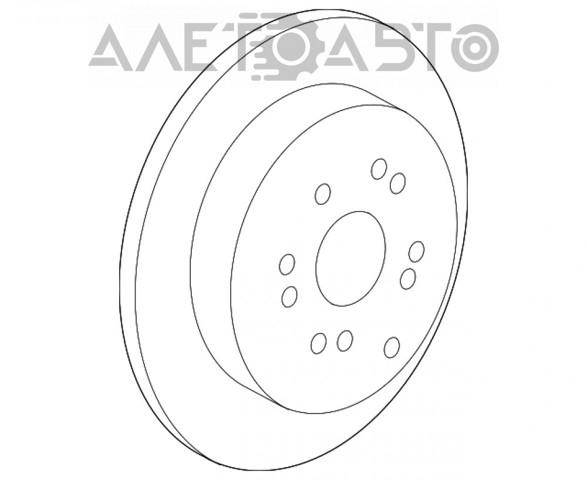 Bosch honda гальмівний диск задній cr-v 42510T0GA04