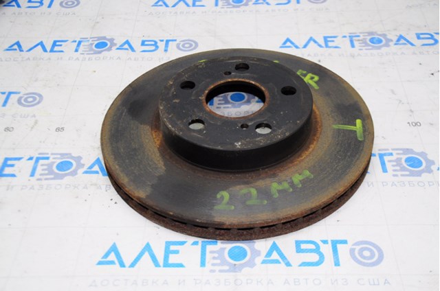 Bosch toyota диск гальмів,передн,prius 03- 4351247030