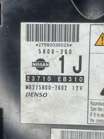 MB2758003602 Nissan/Infiniti