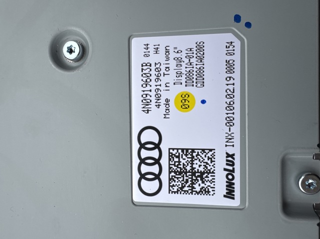 Дисплей бортового комп'ютера 4N0919603B VAG