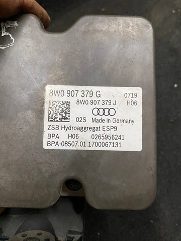 Блок управління АБС (ABS) 8W0907379G VAG