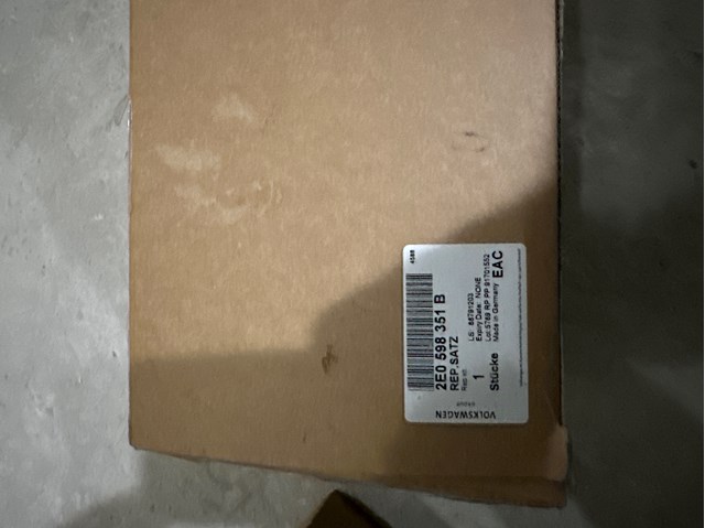 Опора карданного валу 2E0598351B VAG