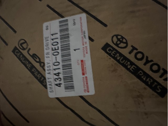 Привід правий 434100E011 TOYOTA