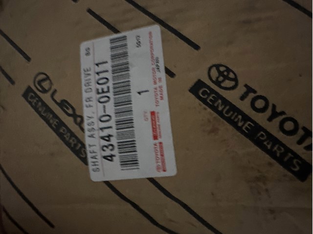 Привід правий 434100E011 TOYOTA
