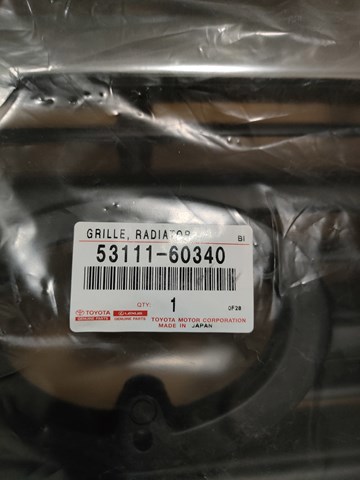 Облицювання радіатора 5311160340 TOYOTA