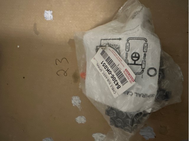 Кільце AIRBAG контактне 843060K051 TOYOTA