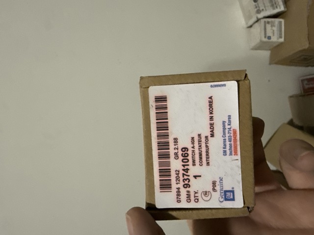 Контактна група замка 93741069 GM