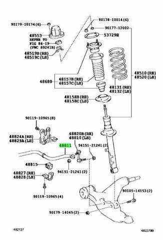 Стабілізатор передній 4881130660 TOYOTA