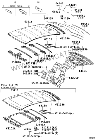 Вікно заднє 6481050912 TOYOTA