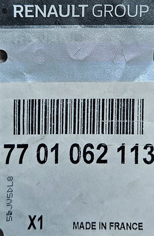 Прокладка адаптера маслянного фільтра 7701062113 RENAULT