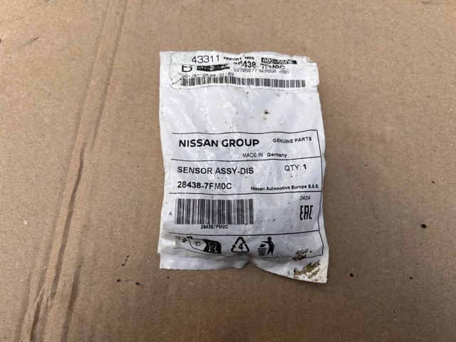 Датчик сигналізації паркування (парктронік), передній 284387FM0C NISSAN