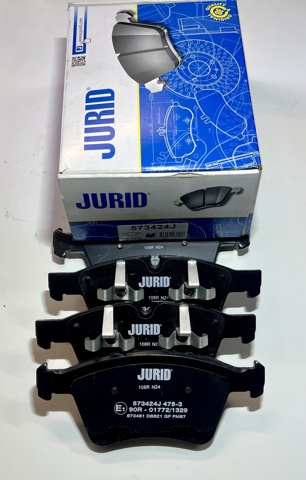 Колодки гальмівні передні, дискові 573424J BENDIX