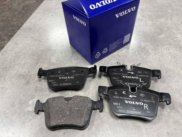 Колодки на гальмо задній дисковий 31445622 VOLVO