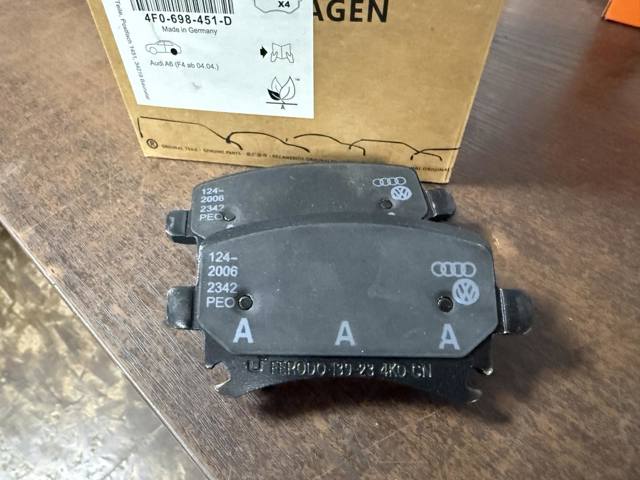 Колодки на гальмо задній дисковий Seat Toledo 3