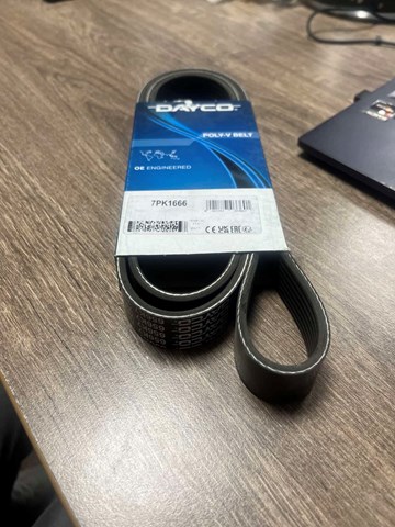 Ремінь приводний, агрегатів 7PK1666 DAYCO