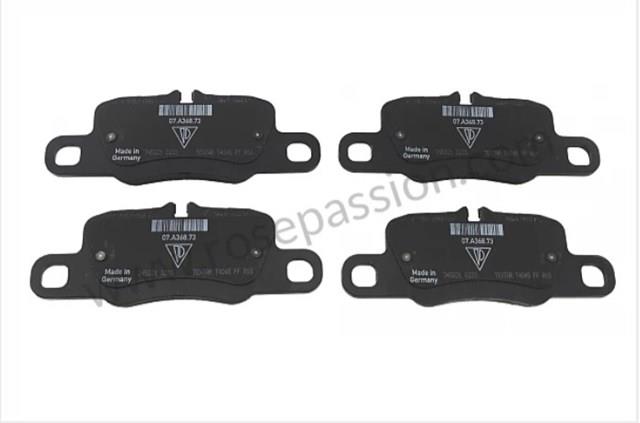 Колодки гальмові задні, дискові 97035194905 PORSCHE