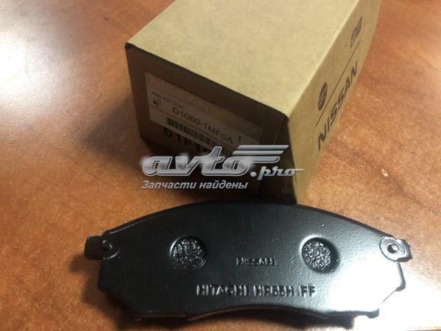 Колодки гальмівні дискові комплект D10601MF0A NISSAN