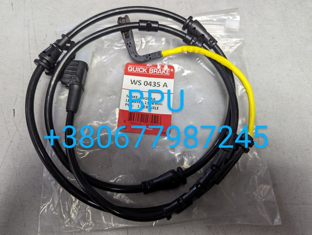 Датчик зносу гальмівних колодок, передній WS0435A QUICK BRAKE