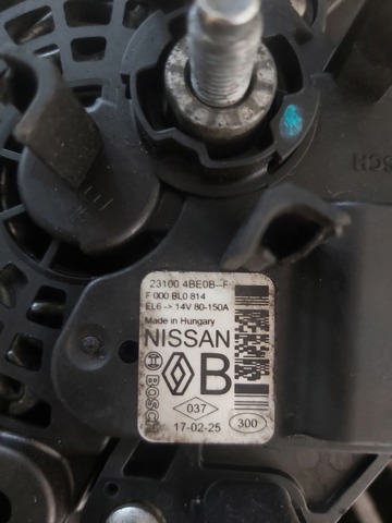 Генератор автомобільний 231004BE0B NISSAN