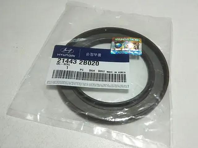 Сальник коленвала двигуна, задній 214432B020 HYUNDAI