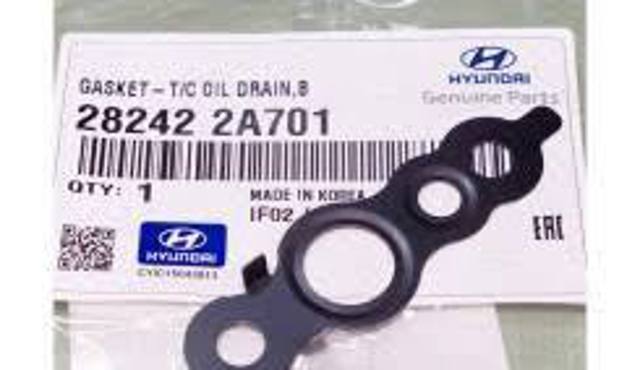 Прокладка шланга відводу масла від турбіни 282422A701 HYUNDAI