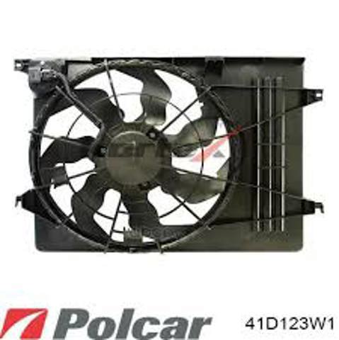 Вентилятор радіатора кондиціонера 41D123W1 POLCAR